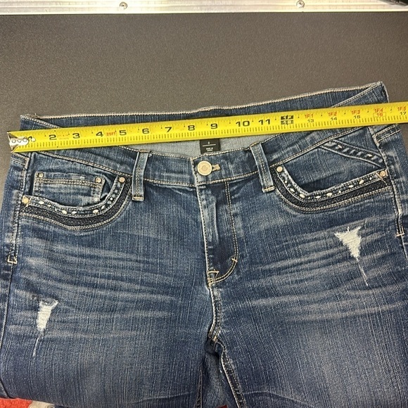 White House Black Market Blue Skinny Jeans - Picture 6 of 10